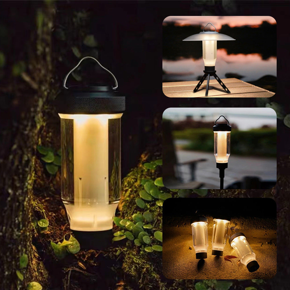 2023 New Outdoor Lighthouse Camping Light Outdoor Camping Light Camp Light Multifunctional LED Outdoor Lighting