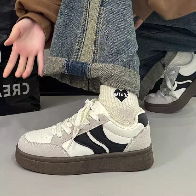 Vintage-inspired, niche white skate shoes with an "instagrammable" aesthetic. new for spring 2026, these versatile white sneakers are the perfect casual footwear