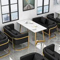 Nordic style coffee shop & bubble tea shop furniture set: tables, chairs, casual bar, lounge music, dining bar, commercial western restaurant booths & sofa combination