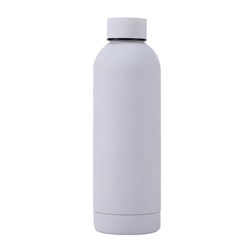 new arrival 304 stainless steel thermos cup large capacity double-layer vacuum small mouth bottle portable car sports water cup
