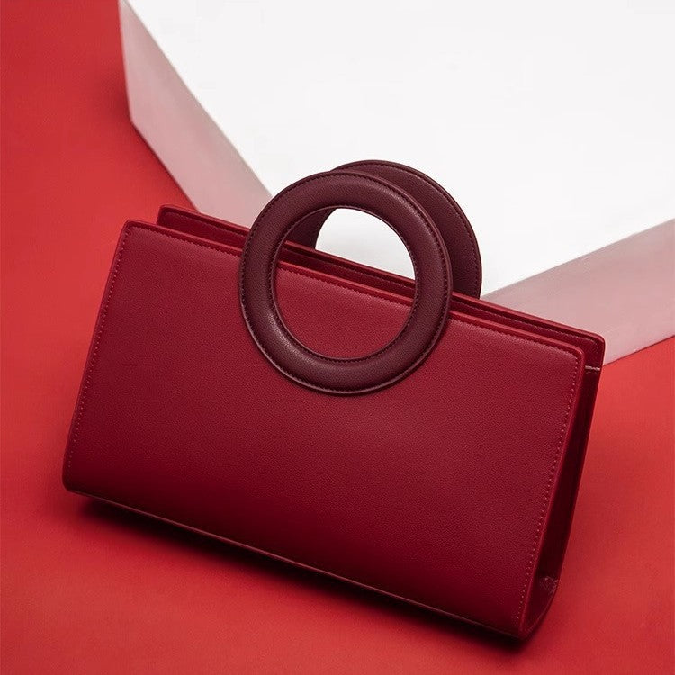 Bridal bag red wedding bag niche design bag 2025 new high-end single shoulder crossbody handbag exquisite