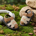 Jiao jiao shoes  summer soft sole non-slip baby sandals, 1-2 years old boys and girls, princess closed-toe infant first walker shoes