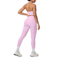 New halter neck backless high-waisted butt-lifting pocket pants activewear set - cloud-like comfort for casual outdoor running, fitness, and yoga