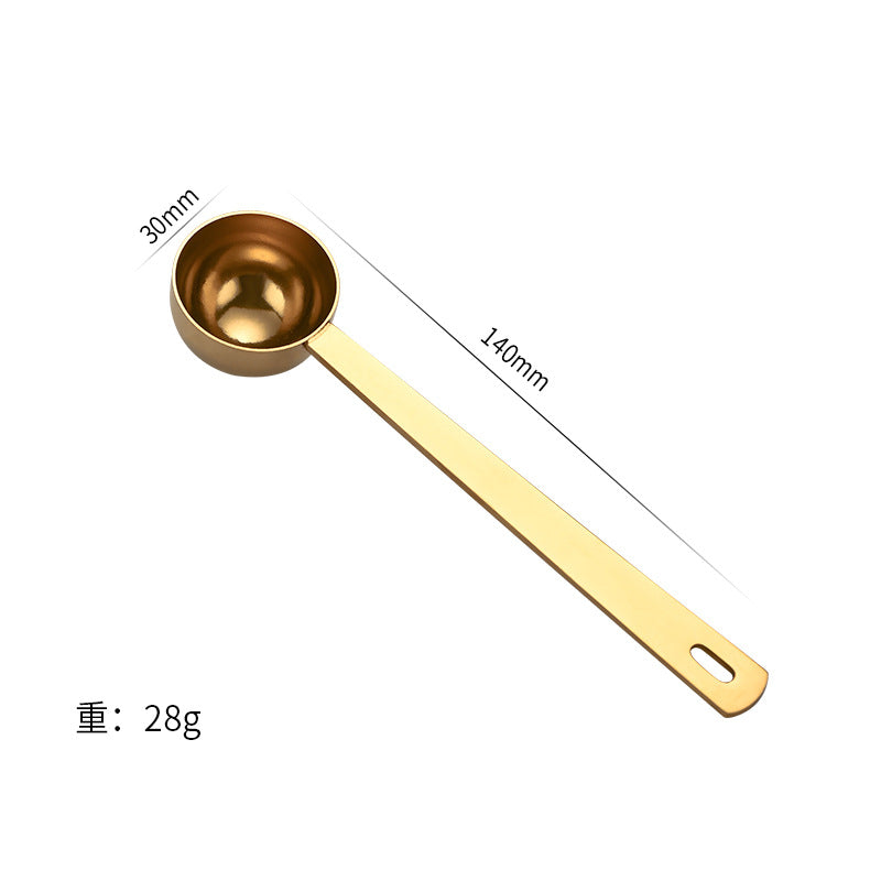304 stainless steel measuring spoon coffee measuring spoon 5ml15ml30ml fruit powder spoon coffee milk powder baking tool