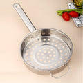 Stainless steel cold shrimp scoop noodle fish colander drain basin kitchen kitchenware cold fish dumpling soup spoon dumpling soup jelly fish colander