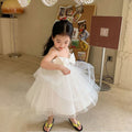 Baby girl sundress summer tank dress fairy tulle dress lightweight little girl princess dress children's skirt