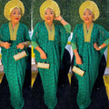 foreign trade african women's clothing plus sizeembroidered long skirt robe   lacedressin stock