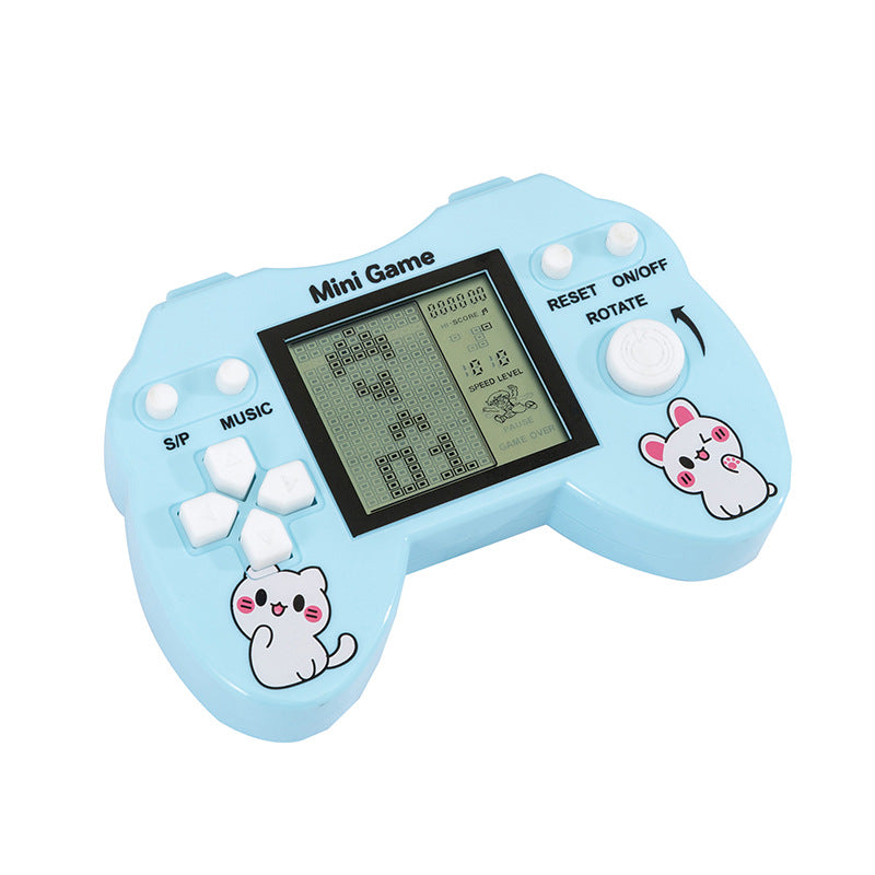 3inch handheld tetris game console - nostalgic charm, casual creative toy, cultural & creative merchandise - hot seller