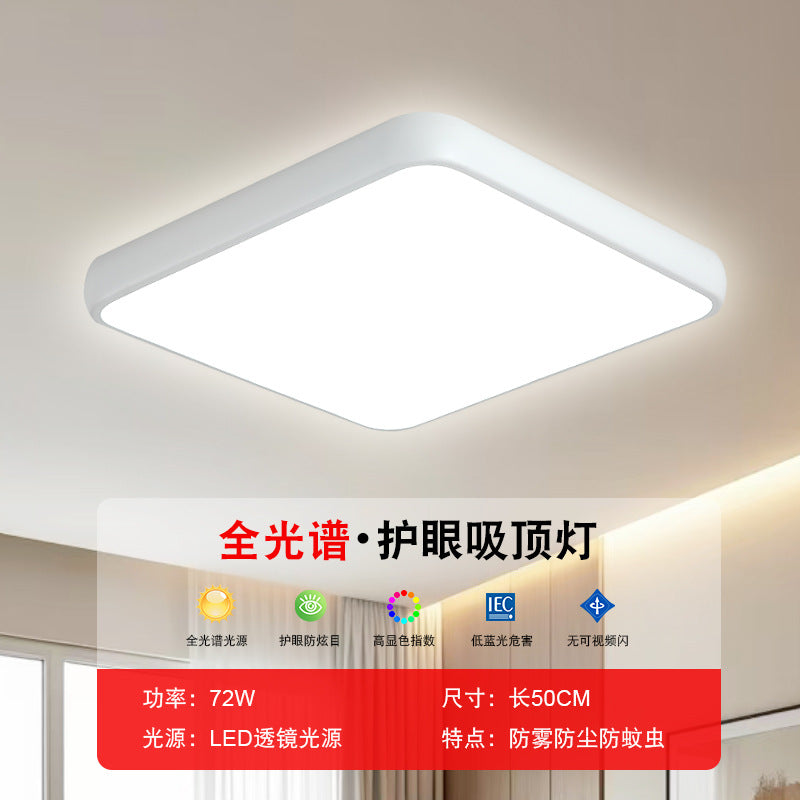 Zhongshan lamps led ceiling lamp home improvement lamps modern simple study lamp ultra-thin three-proof full spectrum eye protection lamp