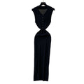 Pure desire style knitting sleeveless silmdress women's summer waist slimming look a-line long skirt goddess elegant skirt