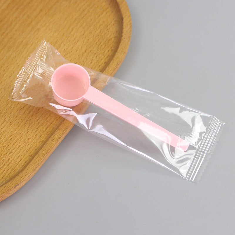 Individually wrapped mask spoons, 10ml plastic spoons, measuring spoons for laundry detergent, feed, fertilizer, and pesticide – holds 10 grams of water