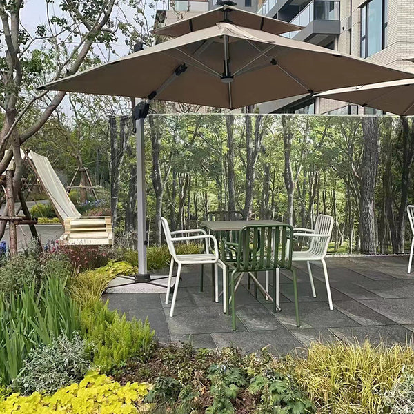 Outdoor tables and chairs Leisure courtyard Simple modern homestay Open-air garden landscape Milk tea shop Cafe Leisure tables and chairs