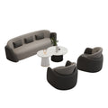 Sales office reception sofa, dessert shop, coffee shop sofa, coffee table combination, company business reception sofa, round table