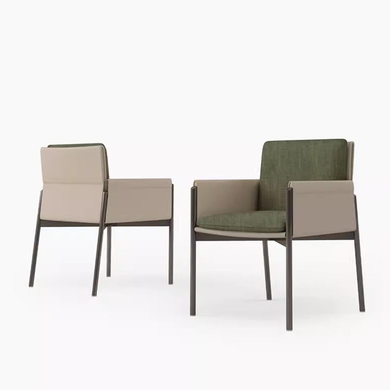 Accessible luxury italian normcore dining chair casual living room single casual chair designer hotel model room back chair