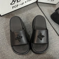 Thick soleplatform shoes slippers for women summer outwearthick sole stepping on shit feeling 2025new arrivalsummerpopular beach sandals