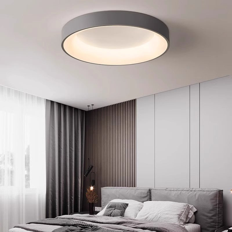 Bedroom ceiling light - nordic minimalist style - 2025 round dining room/bedroom main light - eye protection lamp