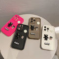Gaozhu is suitable for apple 16pro stereo smiley face violent bear mobile phone case iphone12/11/xr all-inclusive protection