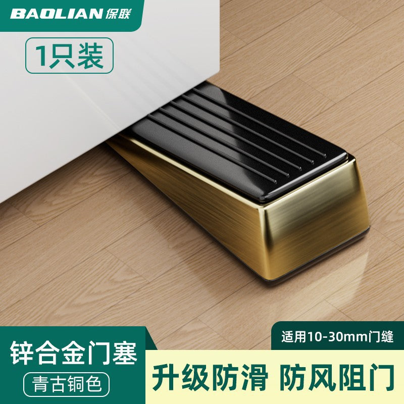 Bao lian door stopper door stopper door stopper door stopper silent door stopper door anti-collision windproof for home silicone door stopper wedge