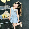 Girls' summer outfit set : new stylish summer clothes for baby girls, lightweight and trendy summer fashion for kids
