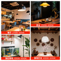 Adjustable focus e27 screw-in spotlight - ideal for shops, commercial spaces, restaurants, and dining areas. perfect for focusing light on dishes, tea tables, and more. p20 bulb
