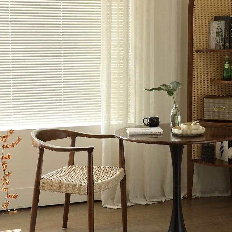 All solid wood chinese restaurant dining chair creative study back chair shu president chair sales department tea making log negotiation chair