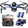 Gt8 brushless drone with triple camera, long-range aerial photography, battery level indicator, and extended flight time remote control aircraft