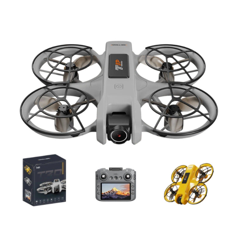 new product with 4.5inch screen drone t3p all-inclusive anti-collision high-definition aerial photography remote control aircraft toys wholesale