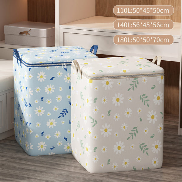 Household quilt storage bag Moving and sorting clothes packing bag Large capacity travel storage bag Clothes storage basket