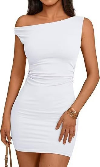 Export women's clothing cross-border  independent station shein   spring and summer elegant silm sleeveless dress