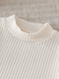 new autumn cross-border girls' preppy style vest plaid pleated skirt round neck top and skirt two-piece set