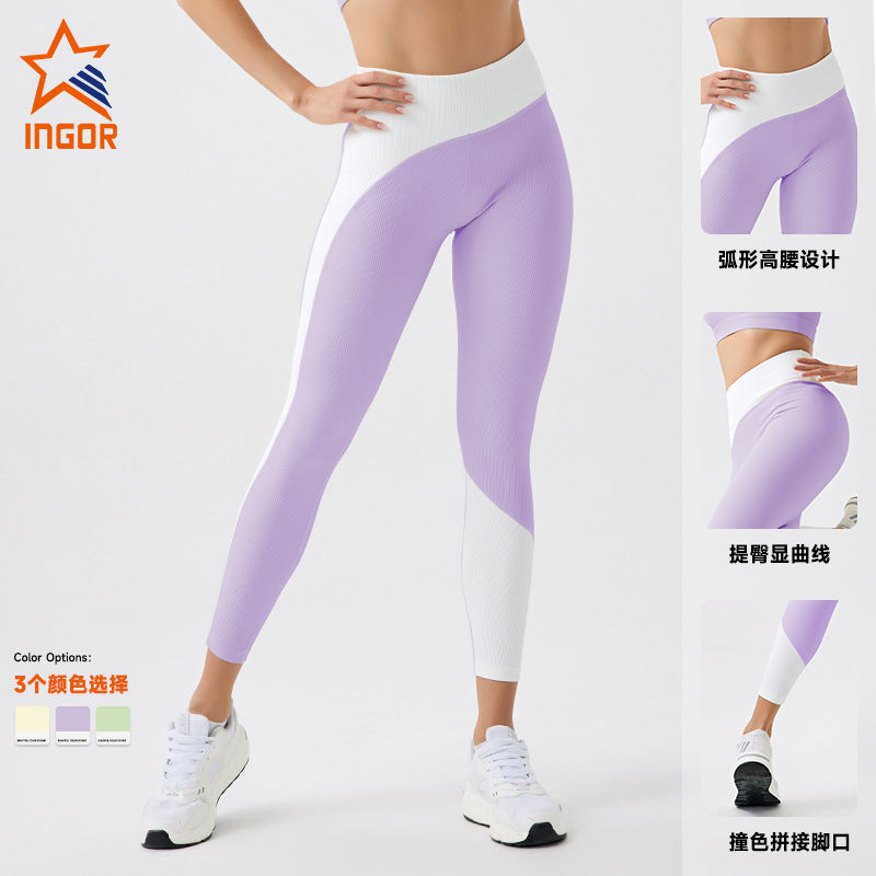 eco-friendly women's yoga set - high waist, butt-lifting, running & workout outfit - slim fit running & fitness activewear