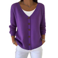 fashion autumn winternew arrivalknittingcardigan women's pure colorcasualfashionsweateroutwear women's cardigan