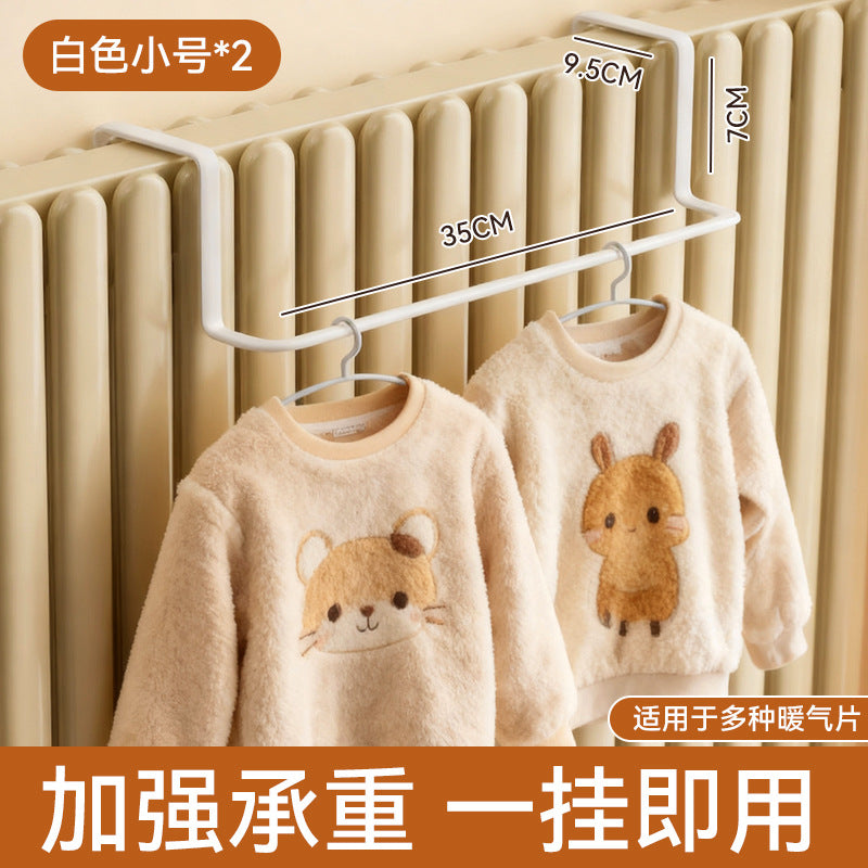 Radiator clothes drying rack, radiator pipe hook, clothes drying rack, clothes drying rack, special cross-border storage rack