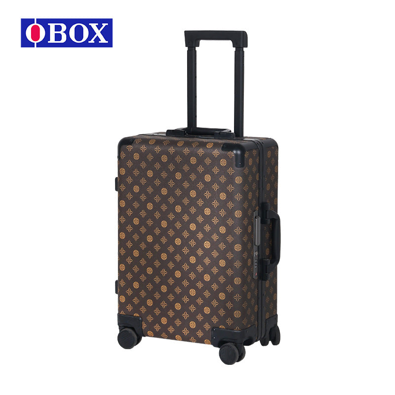 Cross-border moving abroad Air check box Large capacity folding suitcase Universal wheel Classic presbyopia suitcase