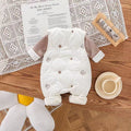 Autumn/winter thickened warm baby clothes set, cute infant overalls two-piece winter outfit