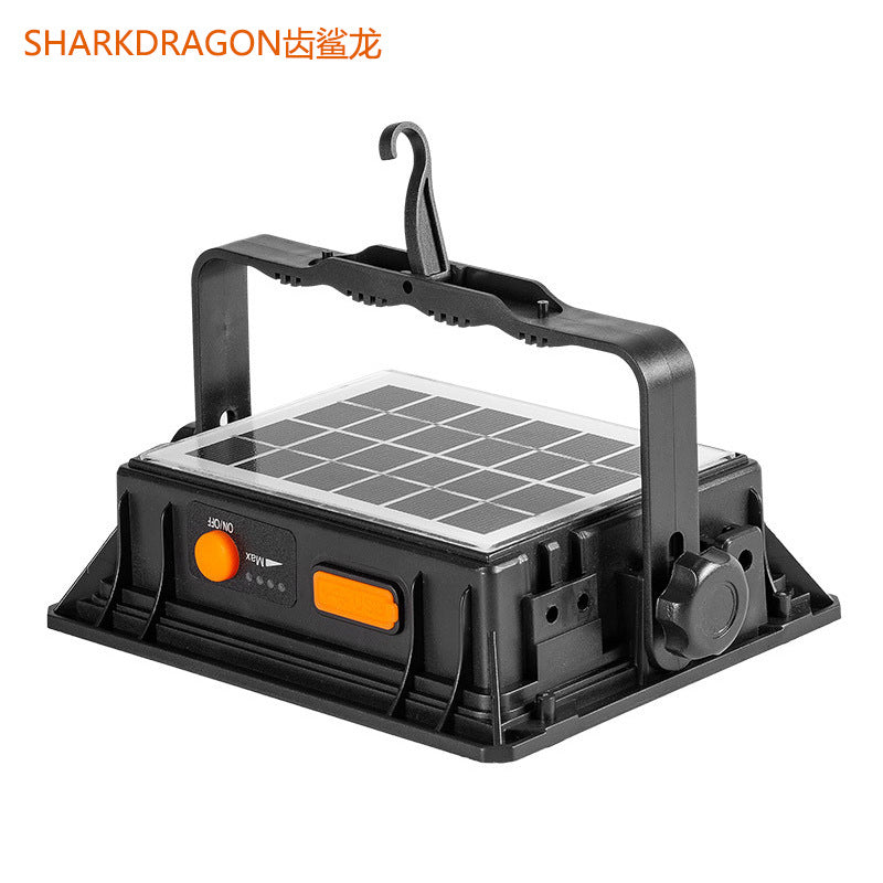 Cross-border high-power LED floodlight USB charging Outdoor construction site camping Solar floodlight Emergency lighting