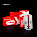 Authentic xirui stainless steel razor blades - classic manual shaving blades, double-sided blades for barbershop use