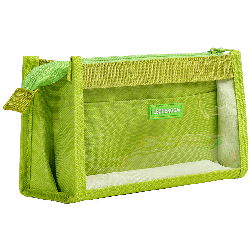 6-layer pencil bag, large-capacity stationery box, stationery bag, pencil case, high-value transparent super-energy storage bag, pencil bag.