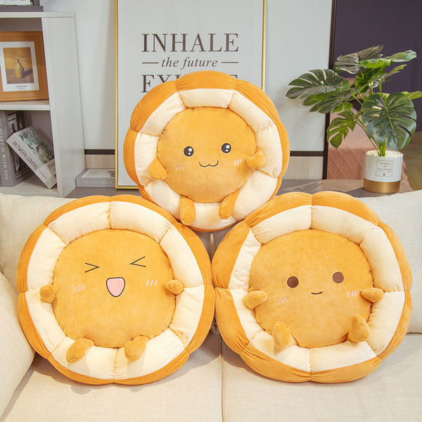 Cartoon tatami seat cushion on the ground futon Japanese cute lazy seat pier bay window bedroom household butt round cushion