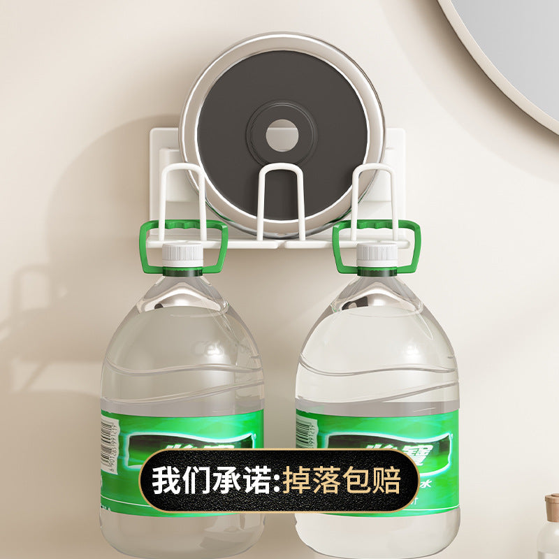 White toothbrush rack, no punching bathroom, electric mouthwash cup storage rack, wall-mounted tooth cup set