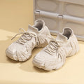 2025 spring/autumn new breathable non-slip flyknit sock sneakers lightweight comfortable rubber sole trendy casual chunky sneakers for women