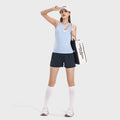 Summer new fashion sexy lightweight yoga top moisture-wicking outdoor tennis sports tank top women's dss060
