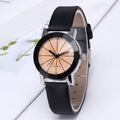 Wholesale leather belt couple watches - speckled leather strap watch set - women's fashionable and unique wristwatches - suitable for students and more