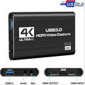 Hdmi high-definition 4k live streaming camera, ps4 game console, set-top box expansion, recording, usb3 video capture card, expansion dock