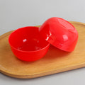 Red, yellow, blue, and green mask bowl - colorful plastic bowl for spa & beauty - mask mixing bowl #3 - small bowl - mask tool wholesale