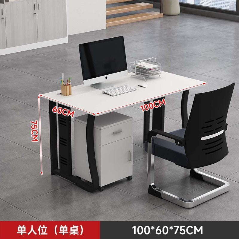 Office desk conference table minimalist furniture modern employee computer desk workstation table and chair set