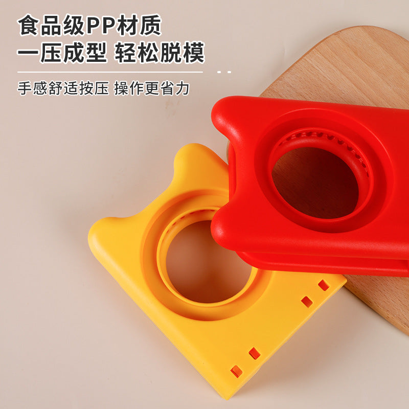 Creative stainless steel sandwich bread cutter - multifunctional bread press & diy toast cutting baking mold for home use