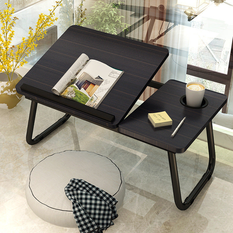 Adjustable laptop desk for bed, foldable lazy desk, student dorm study table, small study table