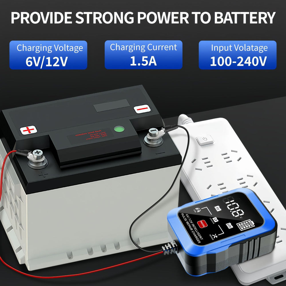 6v/12v charger, ase adapter cable, motorcycle/lawn mower battery charger, car battery charger, motorcycle charging