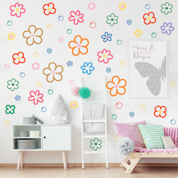 Cross-border  new color pentagram self-adhesive sticker for family room decoration beautiful sticker